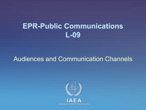 L-09 Audiences and Communication Channels