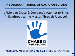 2 Overview of Chase Community Giving