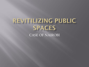 revitilizing public spaces