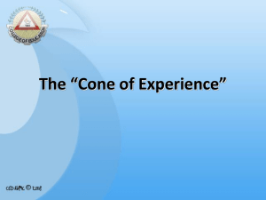 The *Cone of Experience*