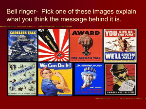 Bell ringer- Pick one of these images and come up with 5 words to