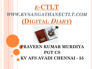 e-CTLT (Digital Diary)