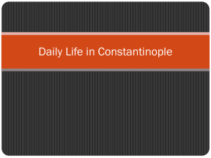 Daily Life in Constantinople