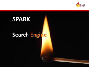 SPARK - Implementing search