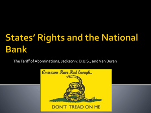States` Rights and the National Bank