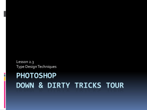 PHOTOSHOP Down & Dirty Tricks Tour
