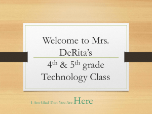 Mrs. DeRita`s PowerPoint
