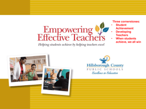 Empowering Effective Teachers