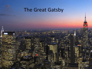 The Great Gatsby - Ms. Carman`s Class