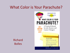 What Color is Your Parachute?