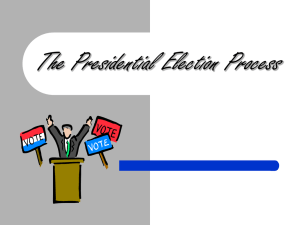 Presidential Election Process PowerPoint