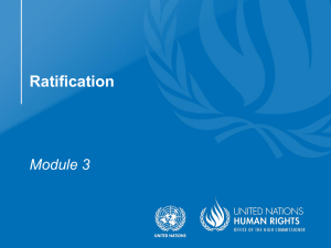 Ratification - Office of the High Commissioner for Human Rights
