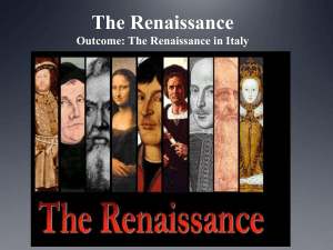 The Renaissance - AHISD First Class