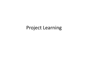 project learning activity slides