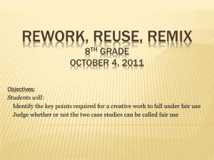 Lesson 3 Rework Reuse Remix
