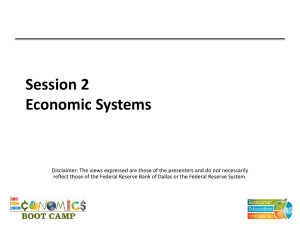 Economic Systems - Federal Reserve Bank of Dallas