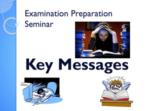 Teach Meet Examination Preparation Seminar