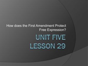 Unit Five Lesson 29