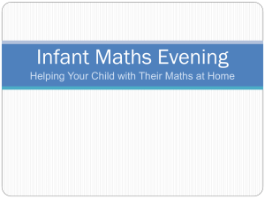 Infant Maths Evening