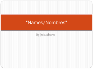 Names_Nombres - jaguar-language-arts