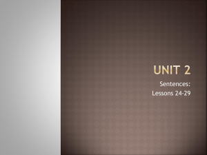 Unit 2 Lesson 3 (POWERPOINT)