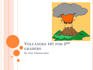 about volcanoes Power point