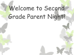the Parent Night Presentation