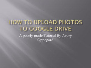 How To Upload Photos to google drive