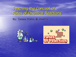 Rate of Reaction Power Point
