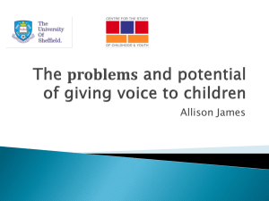 The problems and potential of giving voice to children