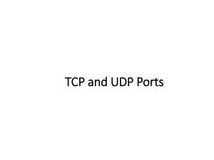 4 TCP and UDP Ports