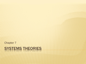 Systems theories