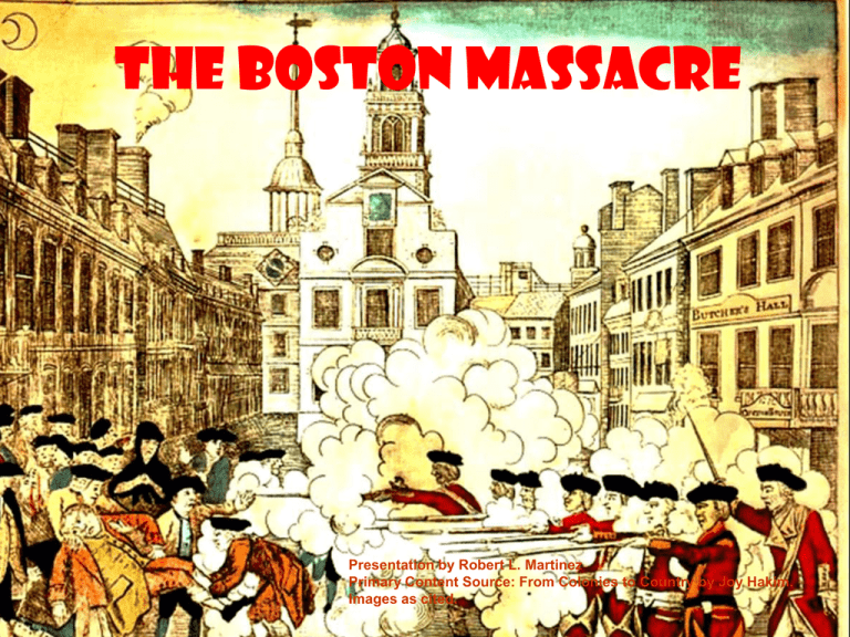 essay on the boston massacre