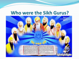 Who were the Sikh Gurus?