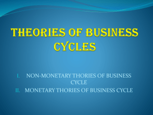 theories of business cycles