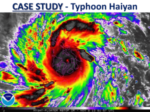 CASE STUDY - Typhoon Haiyan - Ms Topping`s IB Geography page
