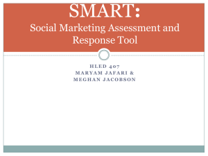 Social Marketing Assessment and Response Tool