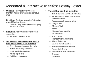 HUSH Descriptive Map Manifest Destiny