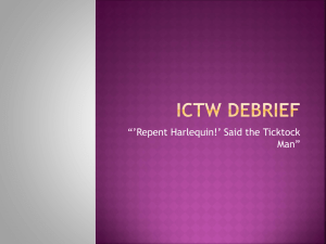 ICTW Debrief - EnglishIV