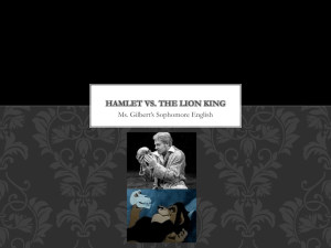 Hamlet vs. The Lion King