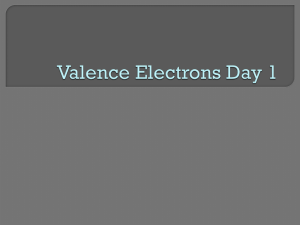 Valence Electrons