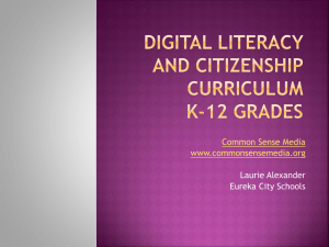 Digital citizenship curriculum k