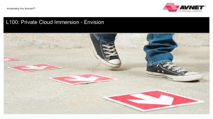 Private Cloud Immersion - Envision