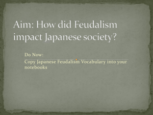 How did Feudalism impact Japanese society?