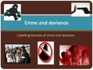 Lesson 5 – Labelling Theory