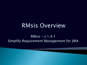 RMsis for JIRA - Optimizory Documentation
