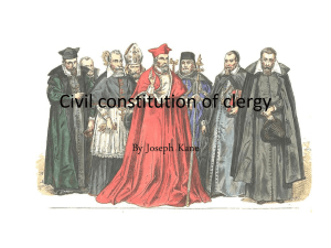 Civil constitution of clergy