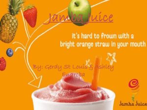 Jamba Juice Power Point