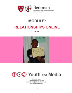 Healthy Relationships Online – PPT