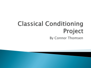 Classical Conditioning Project - plsdzoo-ct
